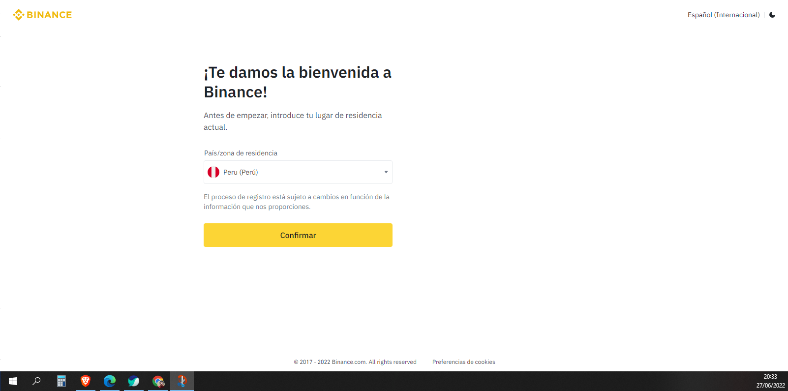 Cómo crear y verificar una cuenta en Binance - Modelos Webcam Mundial
